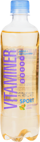 

Напиток безалкогольный негазированный Vitaminer Sport цитрусовый микс 500 мл