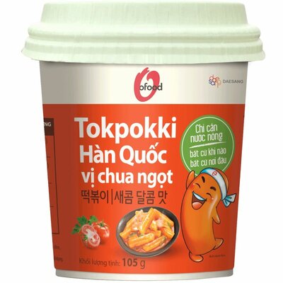 Токпокки О'Фуд (O'Food) в остро-сладком соусе 105 г