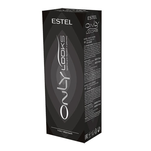 Краска для бровей и ресниц Estel Only Looks, тон Черный, 50 мл
