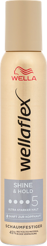 Мусс для волос Wellaflex блеск и фиксация 200 мл