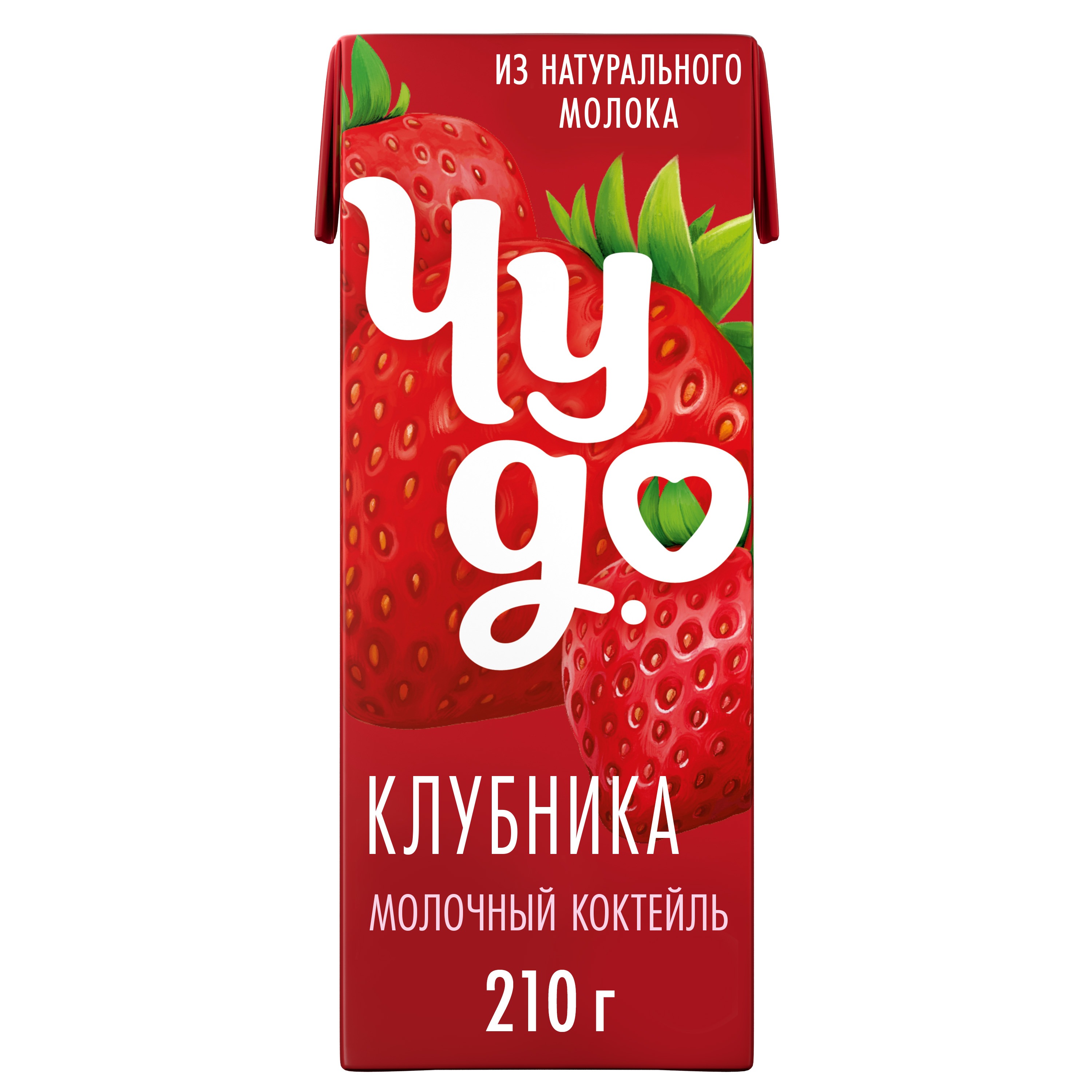 

Коктейль молочный Чудо Клубника 2% 210 г