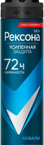 Дезодорант-антиперспирант мужской Rexona Men 72 ч Кобальт 150 мл