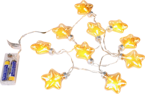 

Гирлянда светодиодная Homeclub Звезды 10 Led на батарейках 1.2 м