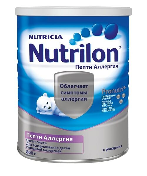 Nutrilon смесь Пепти Аллергия для детей с 0 месяцев 800 г
