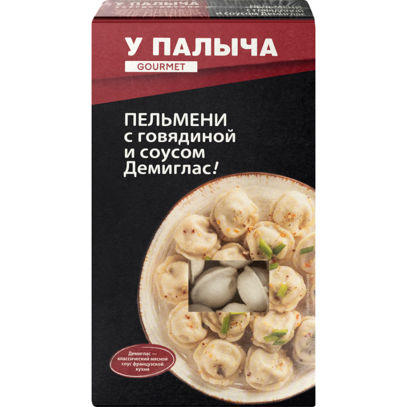 

Пельмени У Палыча с говядиной и соусом Демиглас 450 г