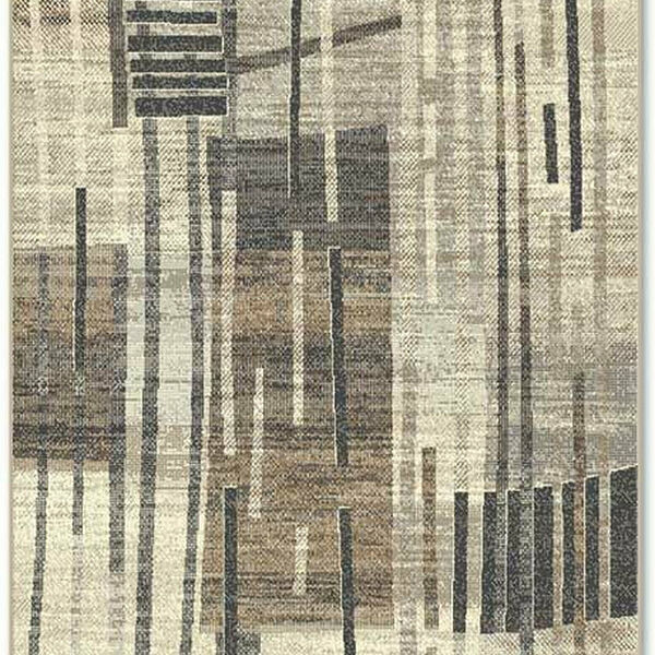 Ковер Moldabela Matrix 7910, полипропилен, джутовая основа, коричневый, 80х150 см