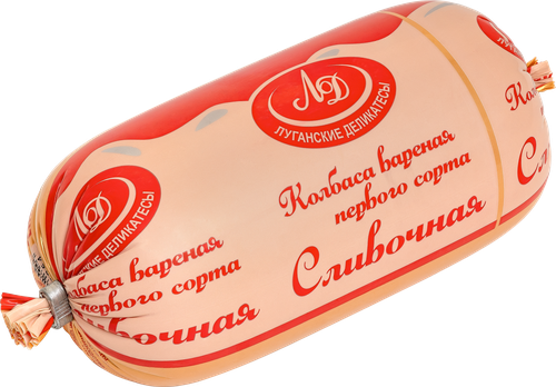 

Колбаса Луганские деликатесы Сливочная вареная 400 г