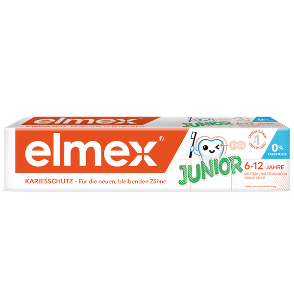 Зубная паста детская Elmex Junior 6-12 лет 75 мл