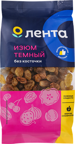 Изюм темный Лента без косточки 150 г