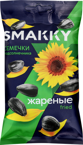 

Семечки подсолнечника Smakky жареные 90 г