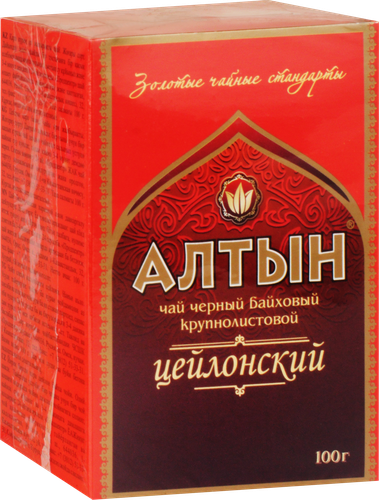 

Чай черный АЛТЫН Цейлонский, крупнолистовой 100 г