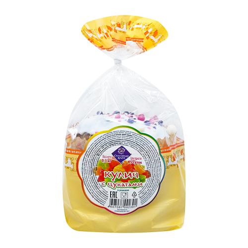 

Кулич Сыктывкархлеб Пасхальный с цукатами 300 г