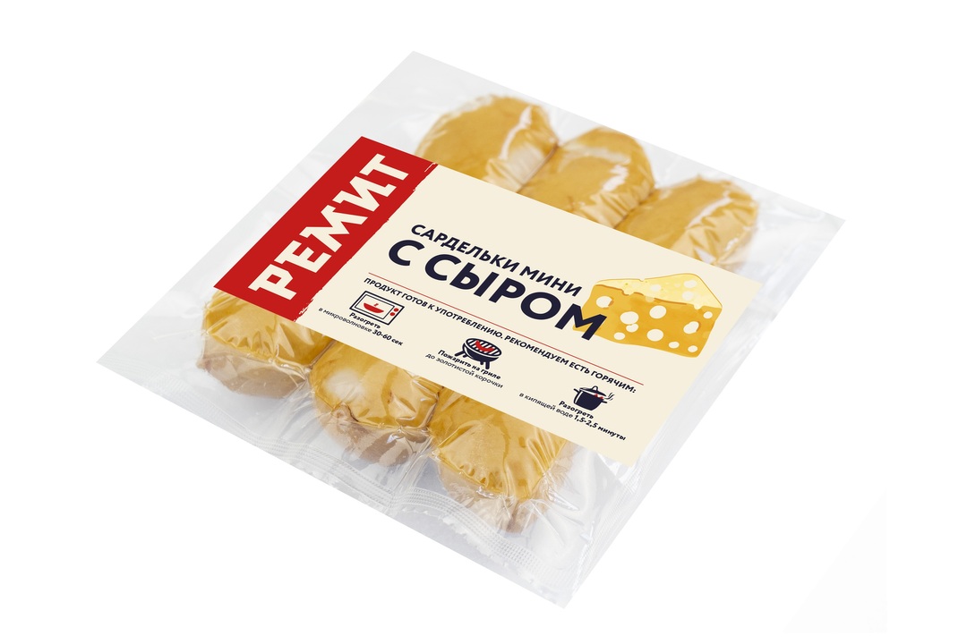 

Сардельки Ремит мини с сыром 240 г