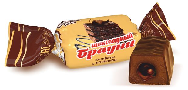

Конфеты Шоколадная магия Шоколадный брауни, вес