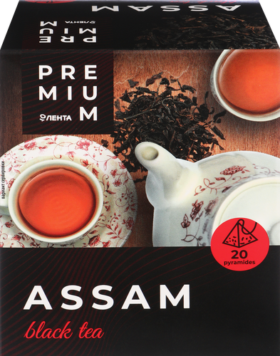 

Чай черный ЛЕНТА PREMIUM Ассам, 20пак