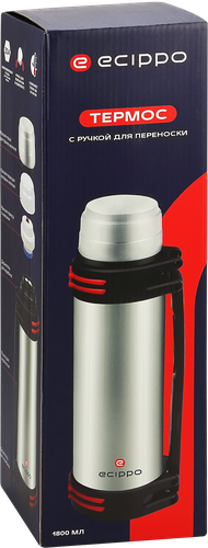 

Термос Ecippo ручка для переноски в комплекте 1 шт в ассортименте