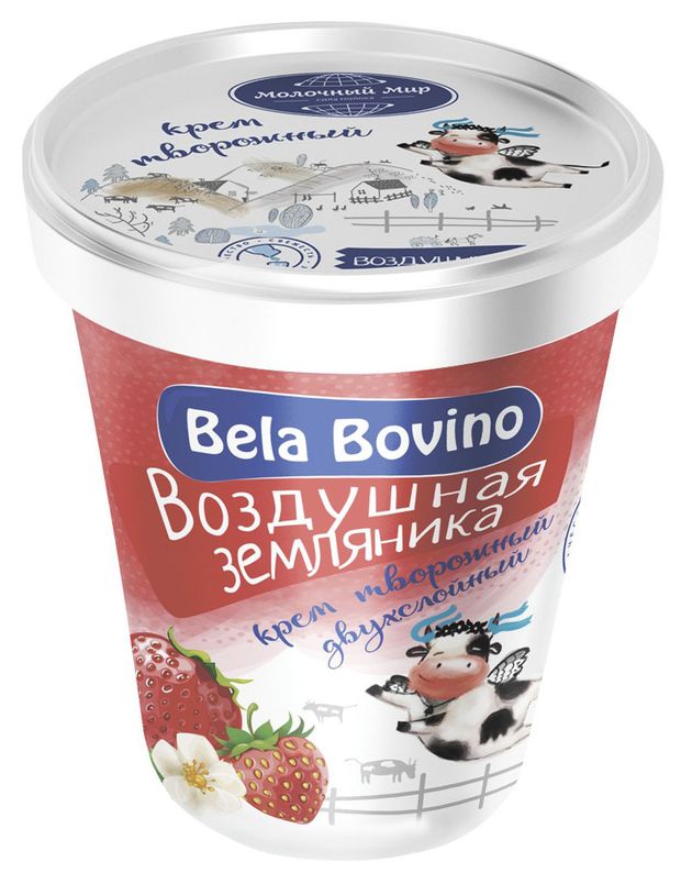 

Десерт творожный Bela Bovino земляника 3% 135 г