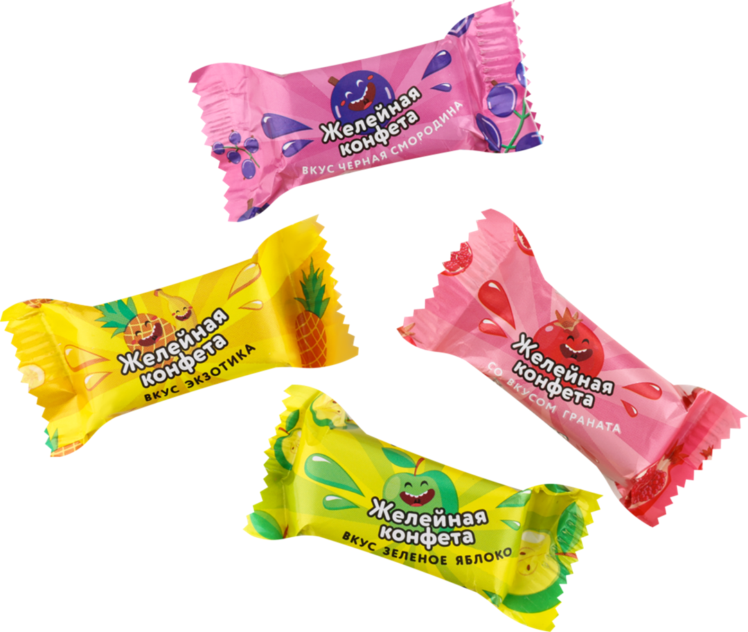 

Конфеты Фрунтик Глазированные с желейным корпусом вес