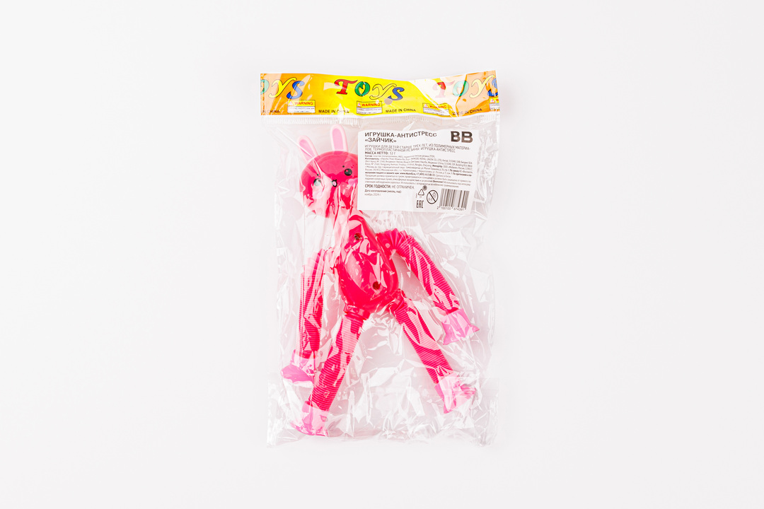 

Игрушка-антистресс ВкусВилл Зайчик в ассортименте