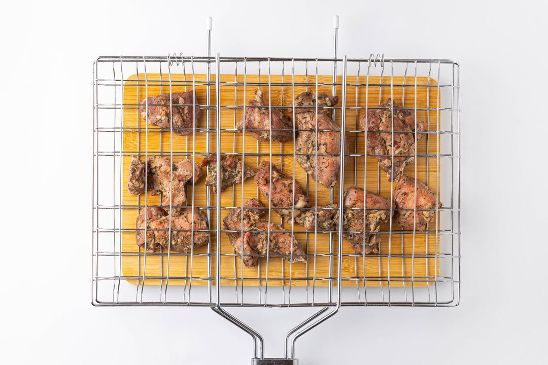 

Шашлык из мяса бедра индейки, замороженный