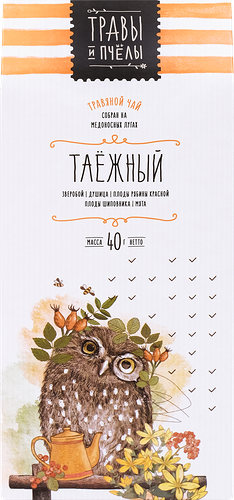 Чай травяной Травы и пчелы Таежный 30 г