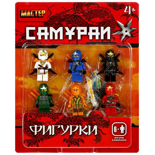 Конструктор Мастер Фигурки Самураи в ассортименте