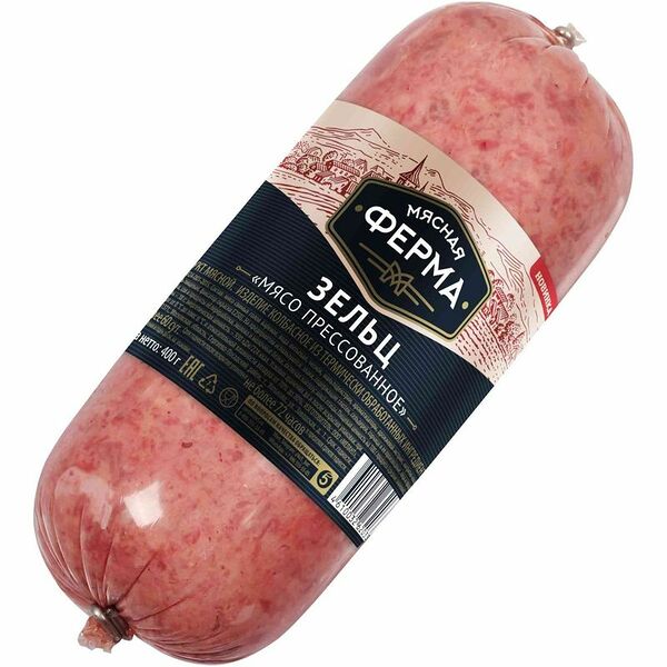 Зельц Мясная Ферма прессованное мясо 400 г