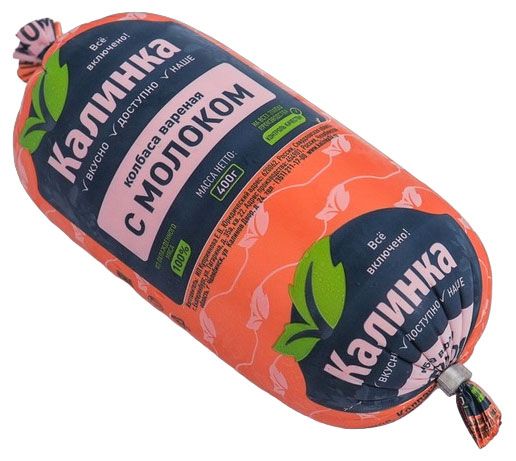 

Колбаса вареная Калинка с молоком 400 г