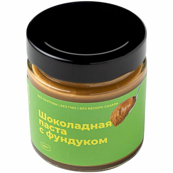 Паста Raw To Go Шоколадно-ореховая с фундуком 200 г