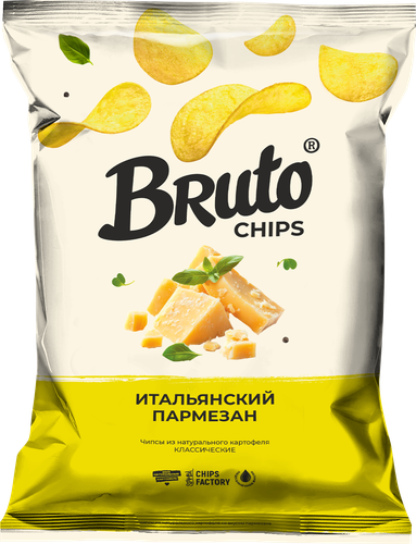 

Чипсы картофельные Bruto Итальянский пармезан 120 г
