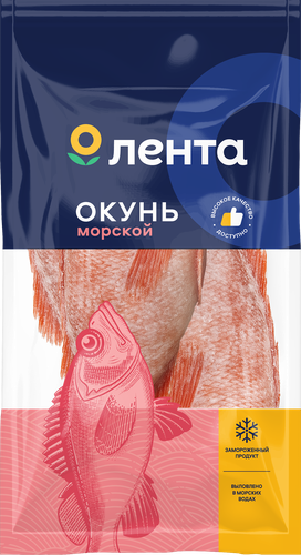 

Окунь морской замороженный Лента потрошеный без головы 800 г