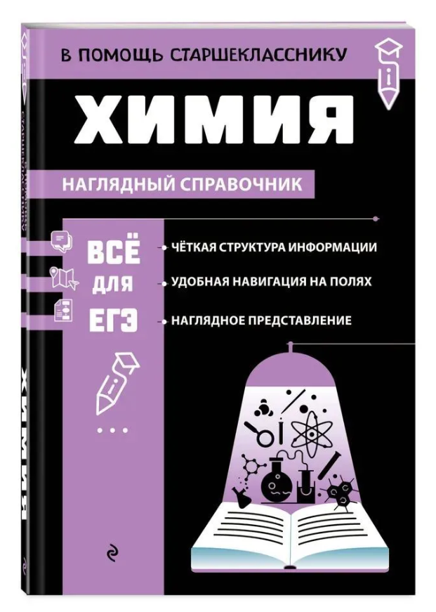 

Книга Эксмо В помощь старшекласснику Наглядный справочник Химия