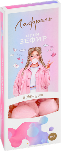 

Мини-зефирки Лафрель со вкусом Bubble-gum 115 г