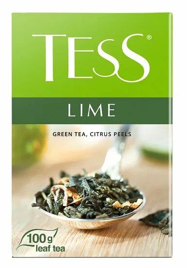 Чай зеленый Tess Lime листовой 100 г