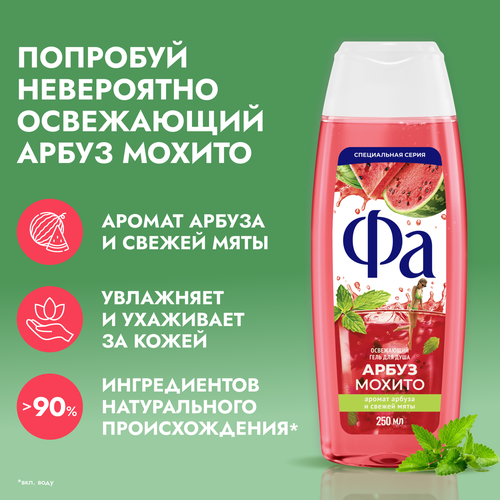 

Гель для душа Fa Арбуз и мохито 250 мл