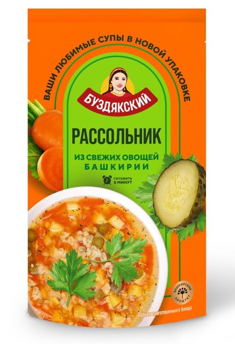 

Суп быстрого приготовления Буздякский Рассольник 500 г