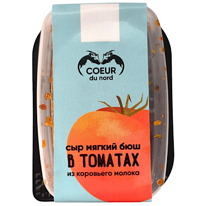 

Сыр Coeur du nord сливочный мягкий Бюш в томатах 45% 130 г