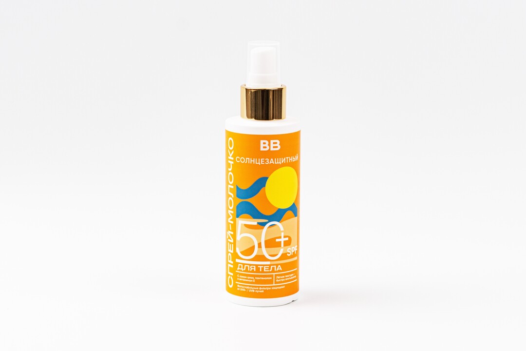 

Спрей-молочко для тела ВкусВилл солнцезащитный Spf 50+ 150 мл