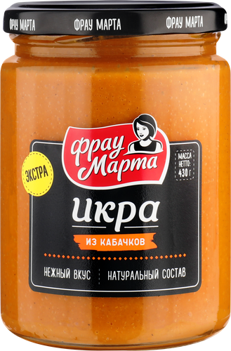 

Икра из кабачков Фрау Марта 430 г