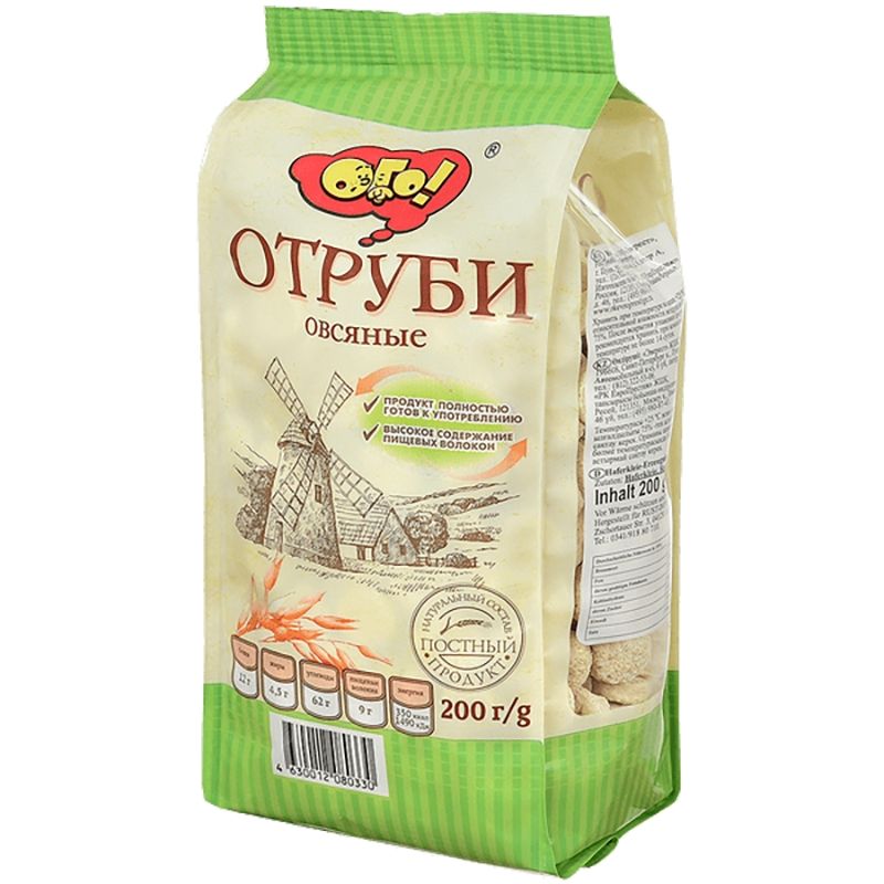 

Отруби Ого! овсяные экструдированные 200 г