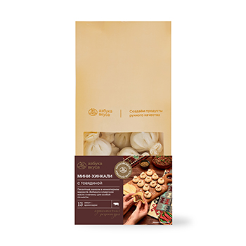 

Мини-хинкали с говядиной Азбука Вкуса 600 г