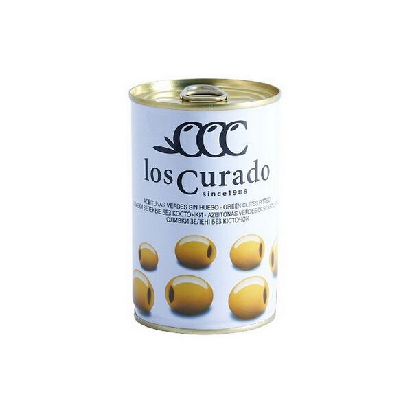 Оливки зеленые без косточки Los Curado 300г ж/б
