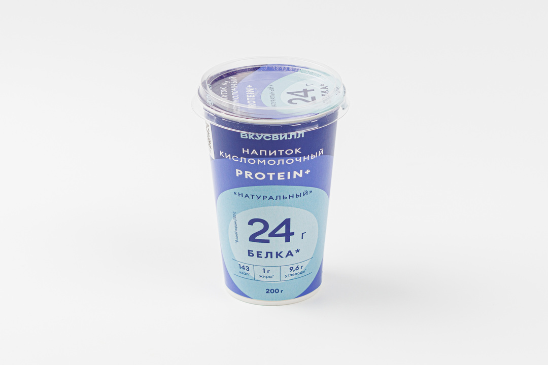 

Напиток кисломолочный ВкусВилл Protein+ Натуральный 200 г