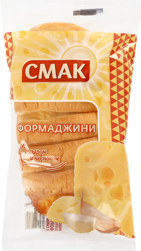 

Слойка Смак Формаджини с сыром и чесноком 80 г