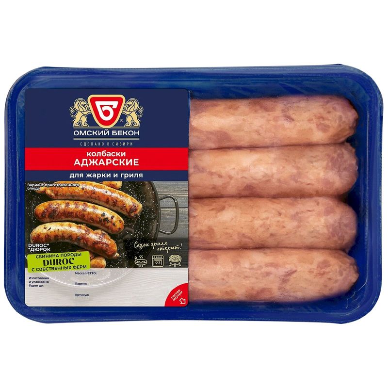 

Колбаски Омский Бекон Аджарские 400 г