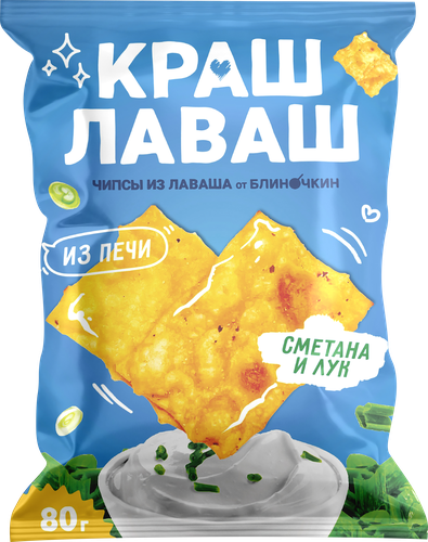 

Чипсы Краш лаваш Сметана и лук 80 г