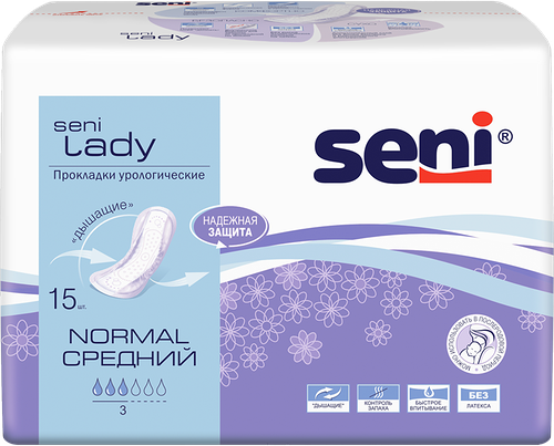 Прокладки урологические Seni Lady normal 15 шт