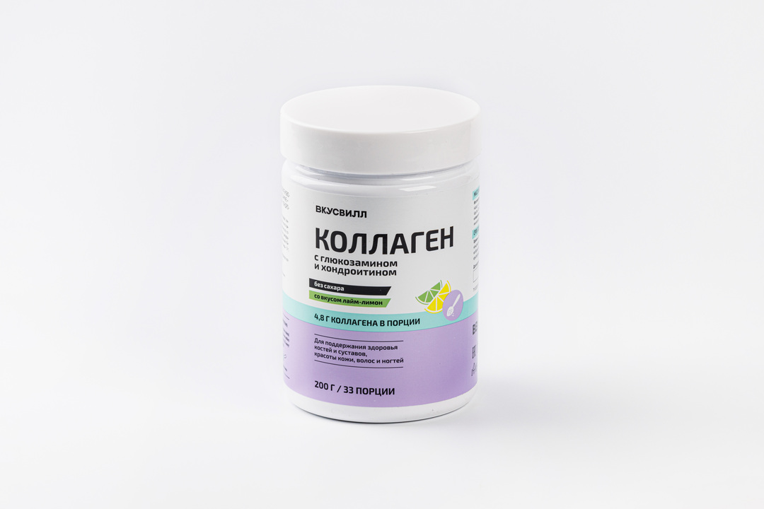 

Коллаген с глюкозамином и хондроитином со вкусом лайма и лимона 200 г