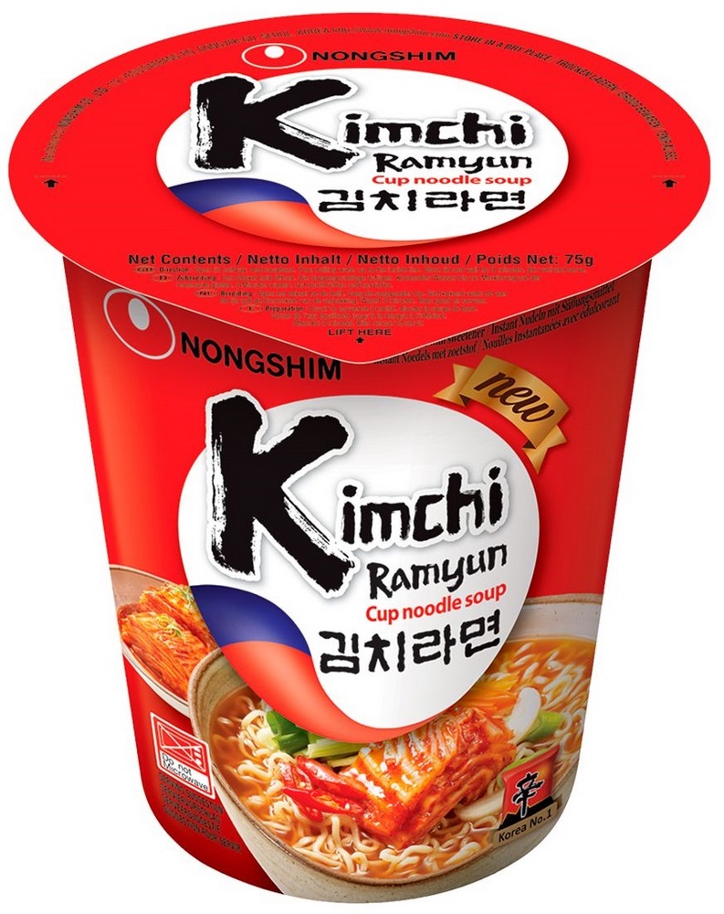 

Лапша быстрого приготовления Nongshim Кимчи Рамен 75 г
