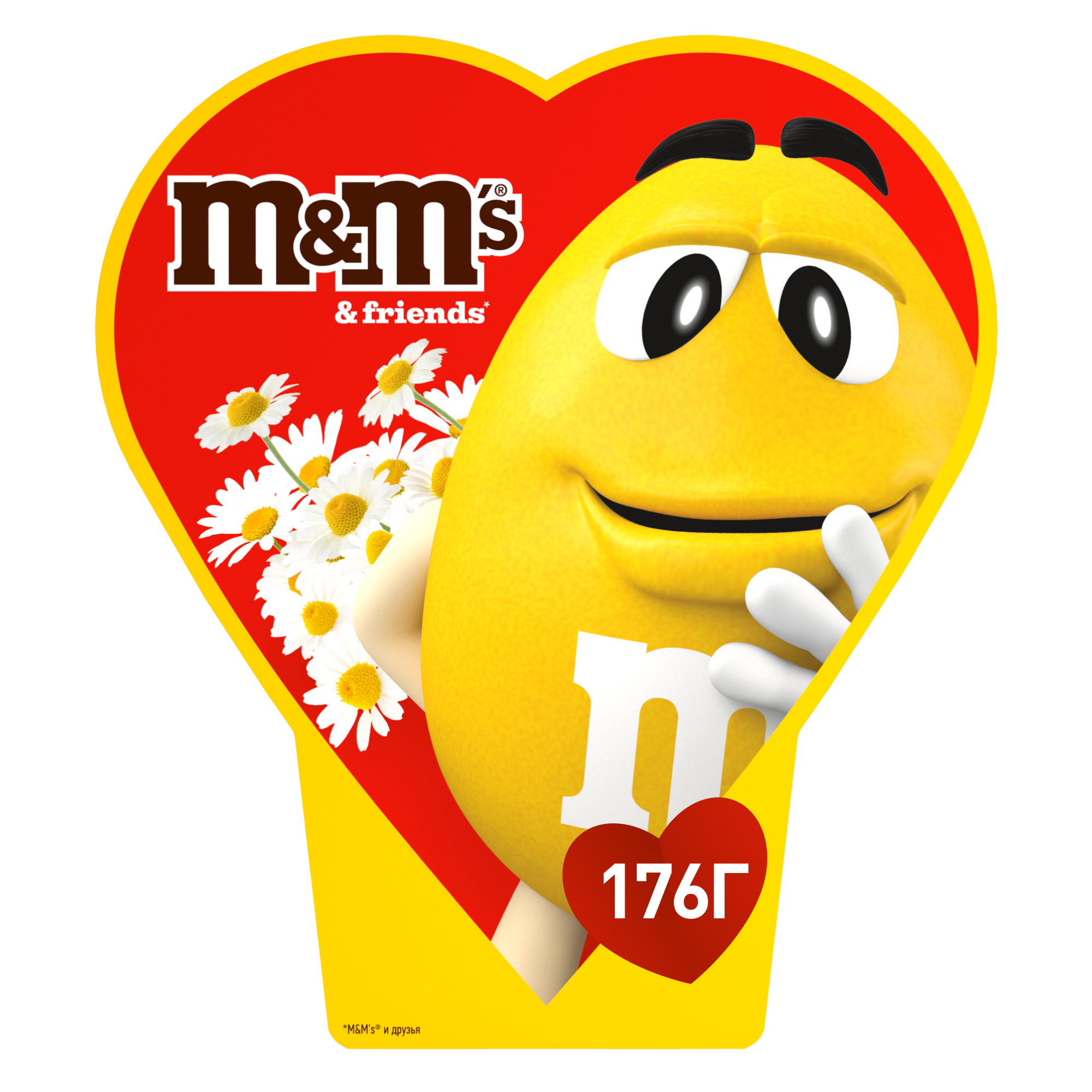

Набор кондитерских изделий M&M's & Friends Сердце 176 г